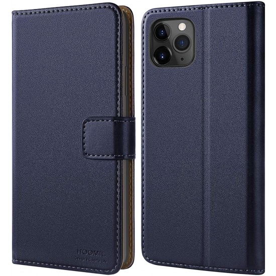 HOOMIL iPhone 11 Pro Case Leather Flip Wallet Cover for iPhone 11